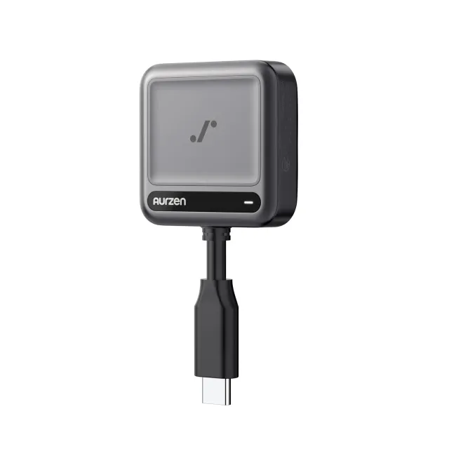 Aurzen CastPlay Pro dongle USB-C til ZIP svart
